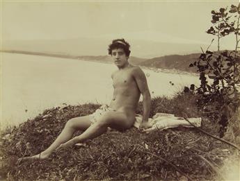 BARON WILHELM VON GLOEDEN (1856-1931) Group of 4 photographs of young Sicilian men, 3 are nude.